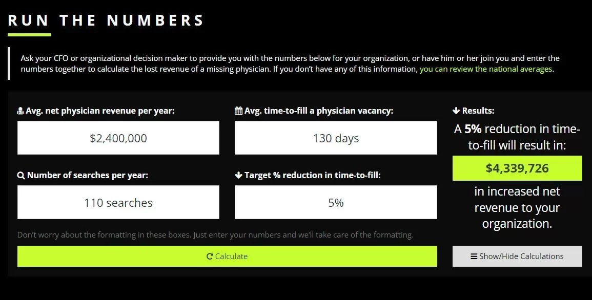 A 5 reduction in time to fill can yield million in revenue The Cost of Healthcare Recruiting and Retention 