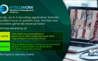 Intelliworx to Showcase Workforce Management Software at AAPPR and ASHHRA Healthcare Conferences 