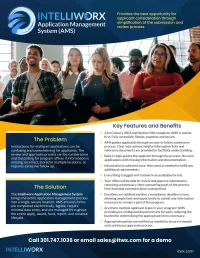 Application Management System Fact Sheet (Government)