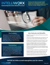 Document Based Processes Fact Sheet (Government)