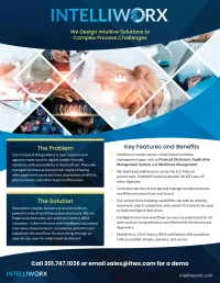 Intelliworx Fact Sheet (Government)