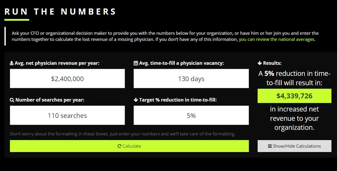 A 5 reduction in time to fill can yield million in revenue The Cost of Healthcare Recruiting and Retention