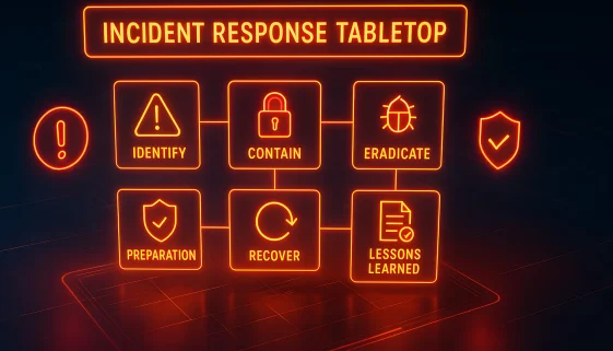 Neon incident response workflow ending in lessons learned, a model for turning government IT project failure into learning